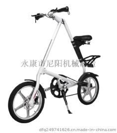 折叠自行车女式折叠单车 铝合金碟刹可带地铁/公交车代步车