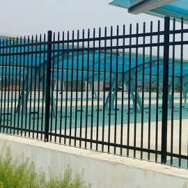 锌钢护栏篱笆围墙栏杆安全阳台塑钢户外防护