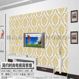 现代简约欧式花纹客厅电视背景墙 瓷砖拼图 陶瓷雕刻艺术壁画