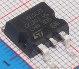 ST原厂直销 L7805CD2T 贴片三极管 稳压器芯片IC-弘越电子