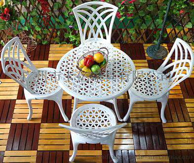 供应铸铝铸铁休闲桌椅/户外家具/花园家具（KY-02）
