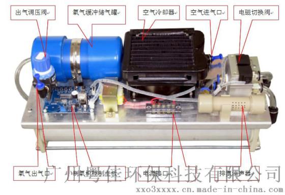 厂家直销10L制氧机裸机配件臭氧发生器氧气源配件