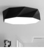 批发铁艺吸顶灯圆形 现代简约几何折纸创意 卧室书房客厅led灯具